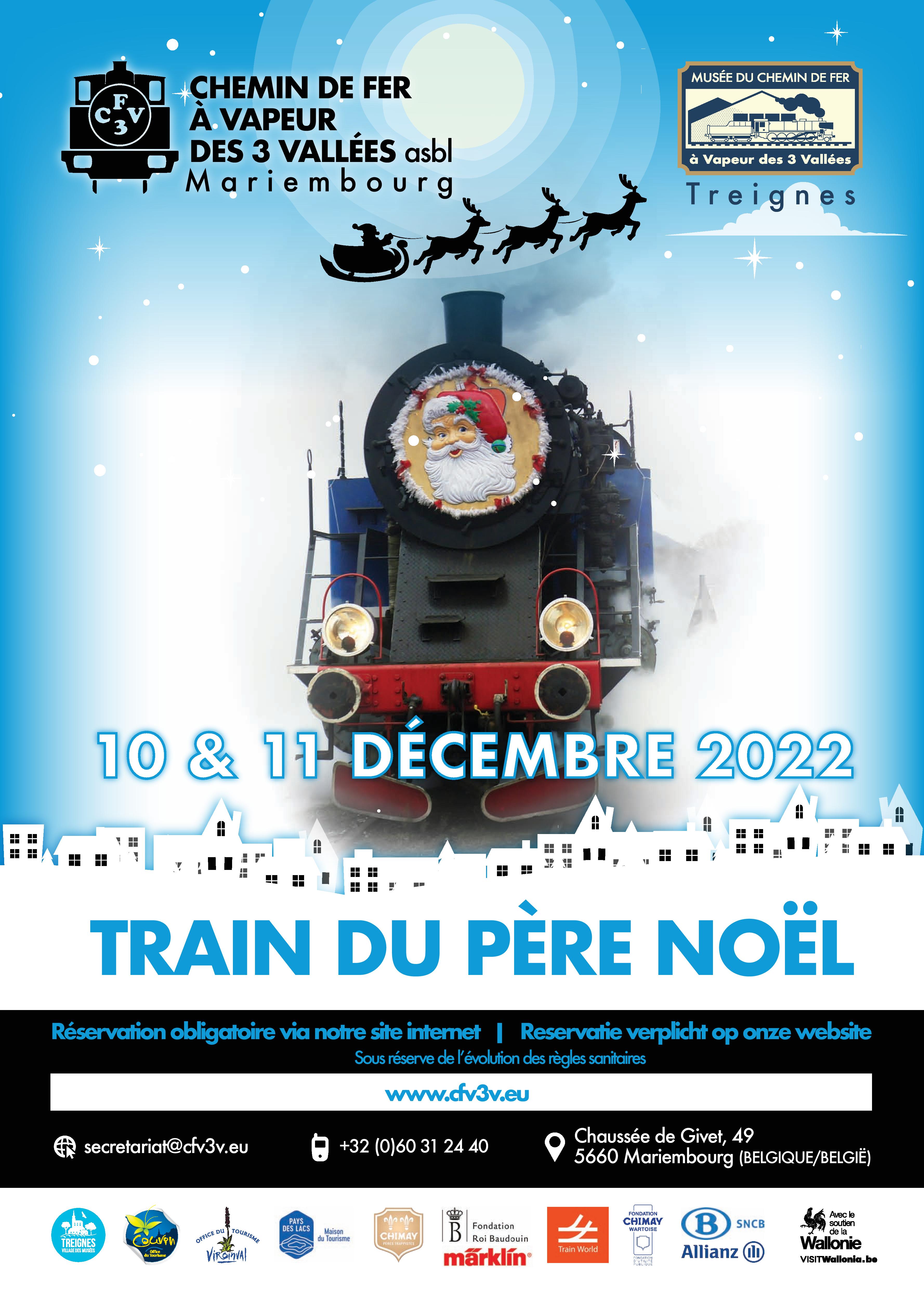 Train du Père Noël – Petit Papa Noël – La référence web pour Noël