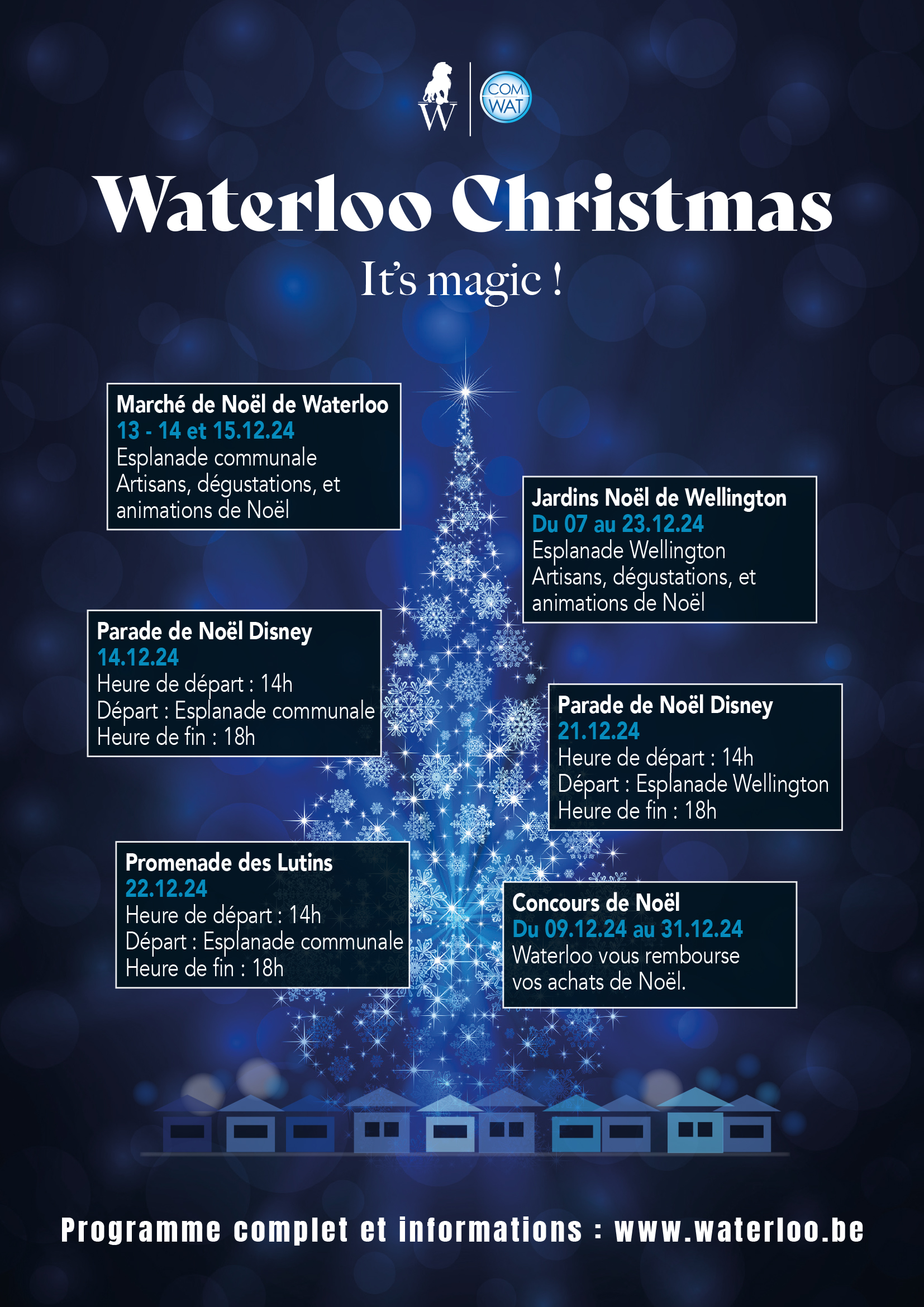 Marché de Noël à Waterloo